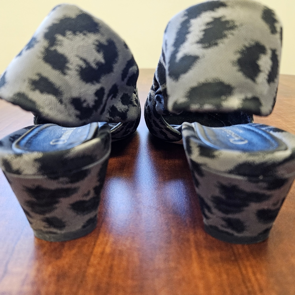 Dior Women's Black and Gray Leopard Shoes - Picture 6 of 8